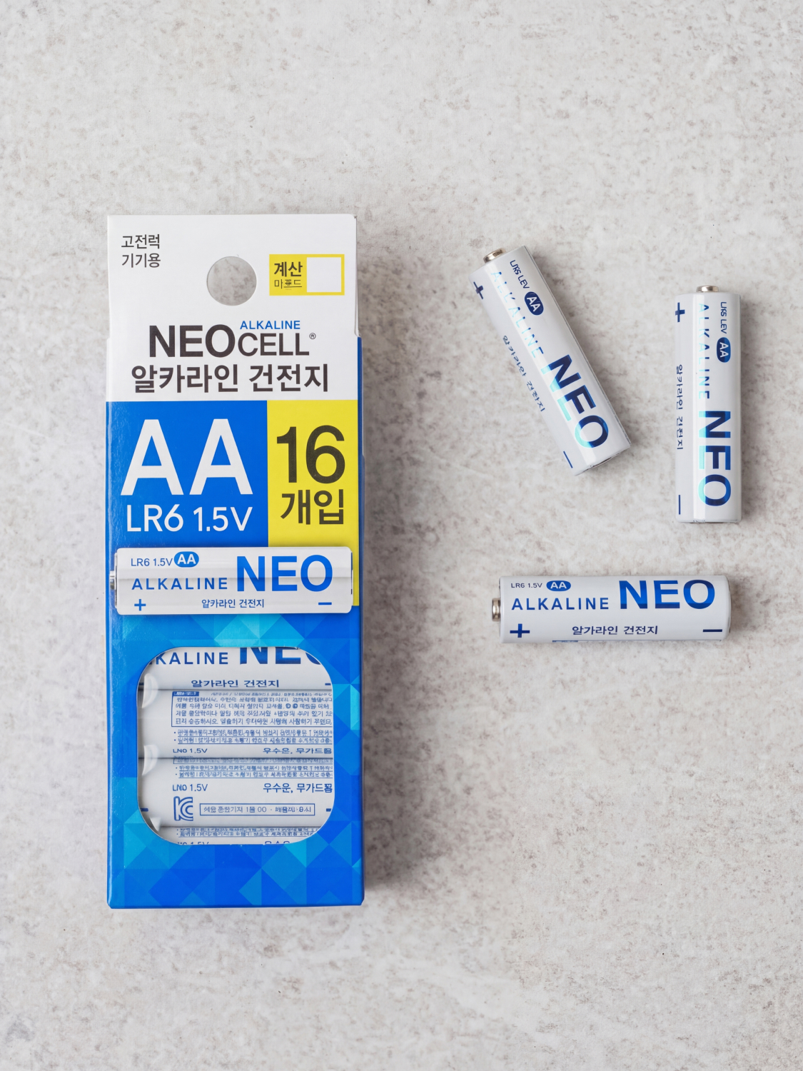 Neocell alkaline batteries LR6 AA 16 pieces