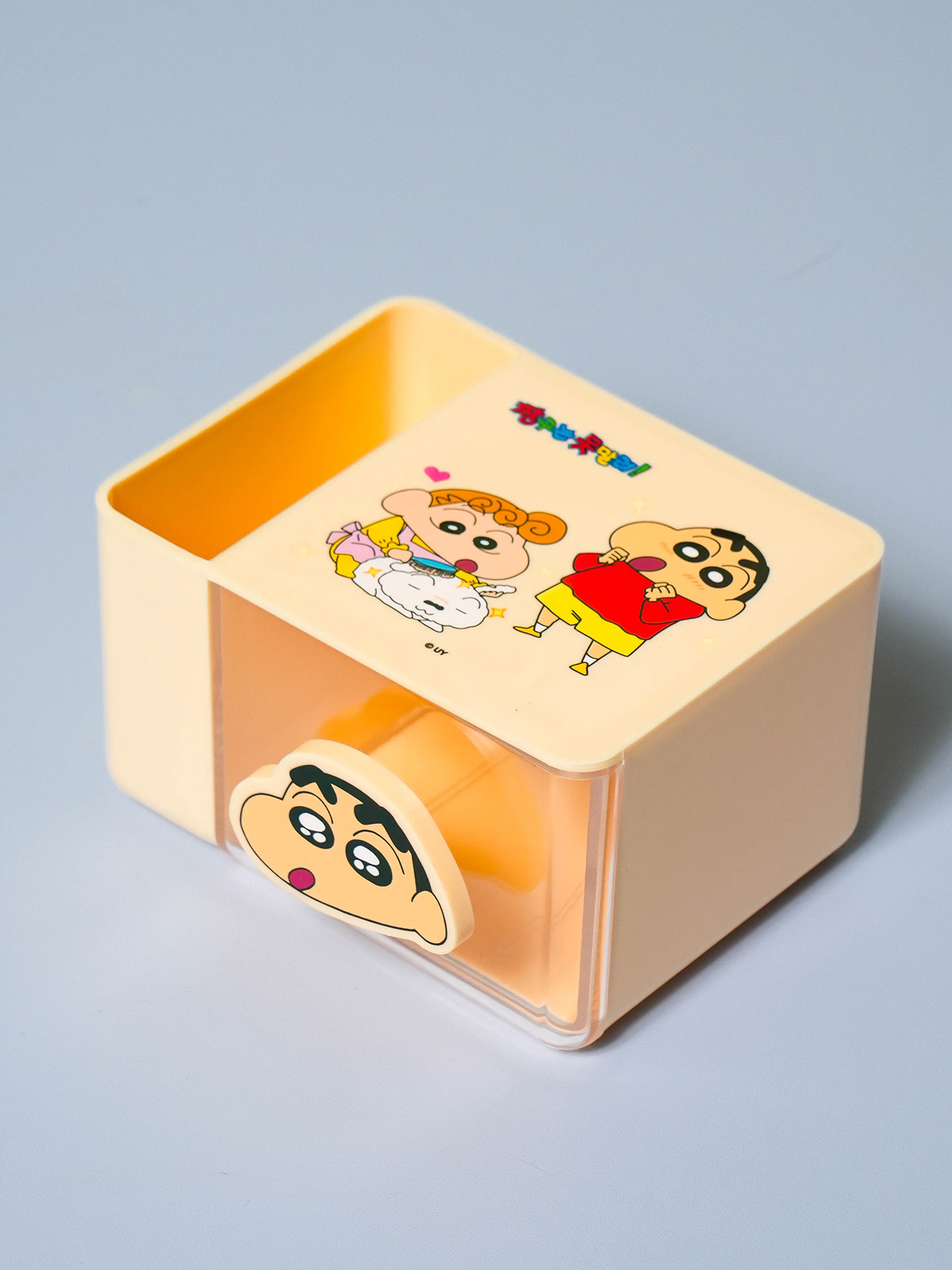 Jjanggu large handle pen stand and drawer drawer
