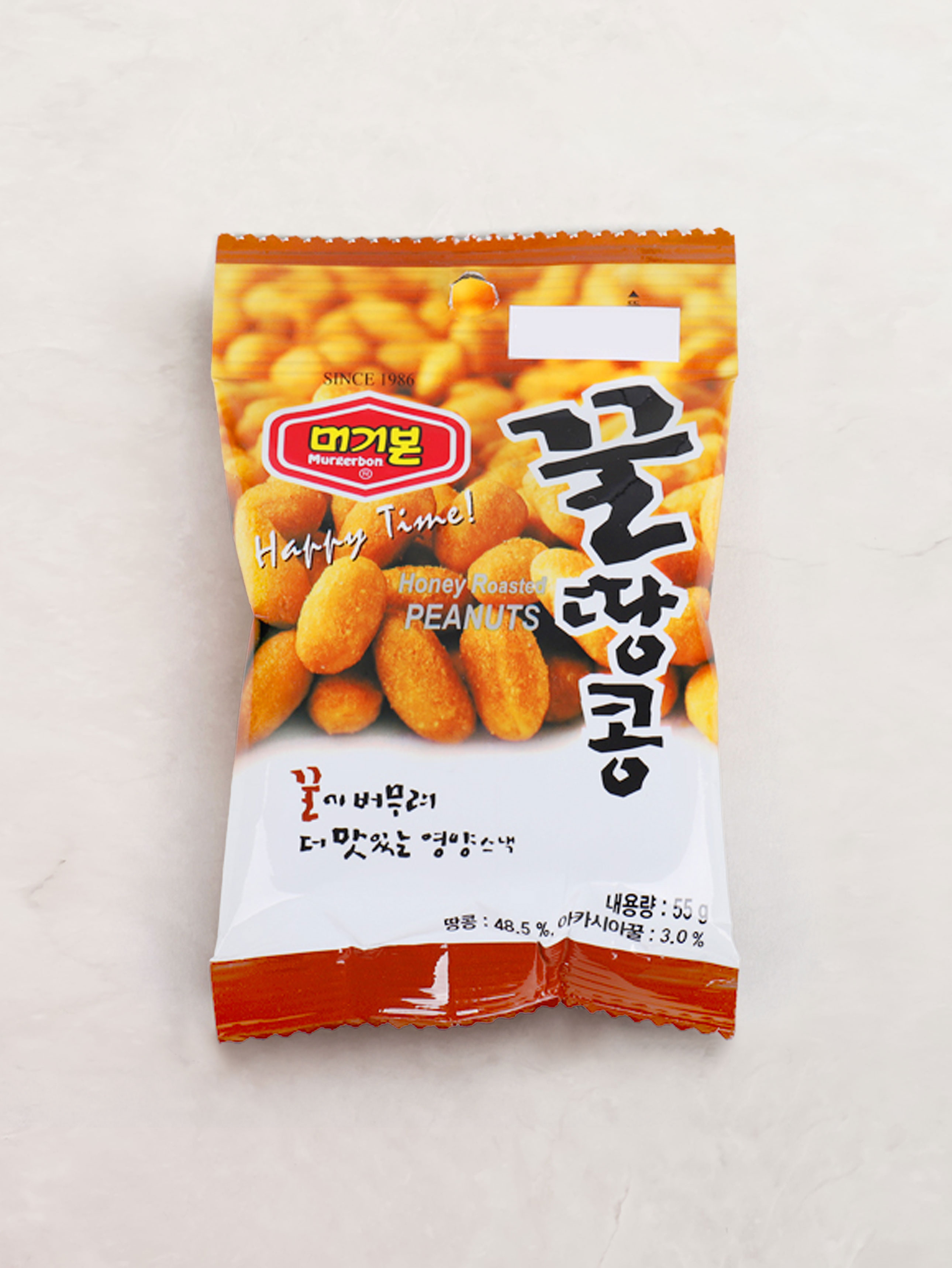 Mugeobon Honey Peanuts 55g
