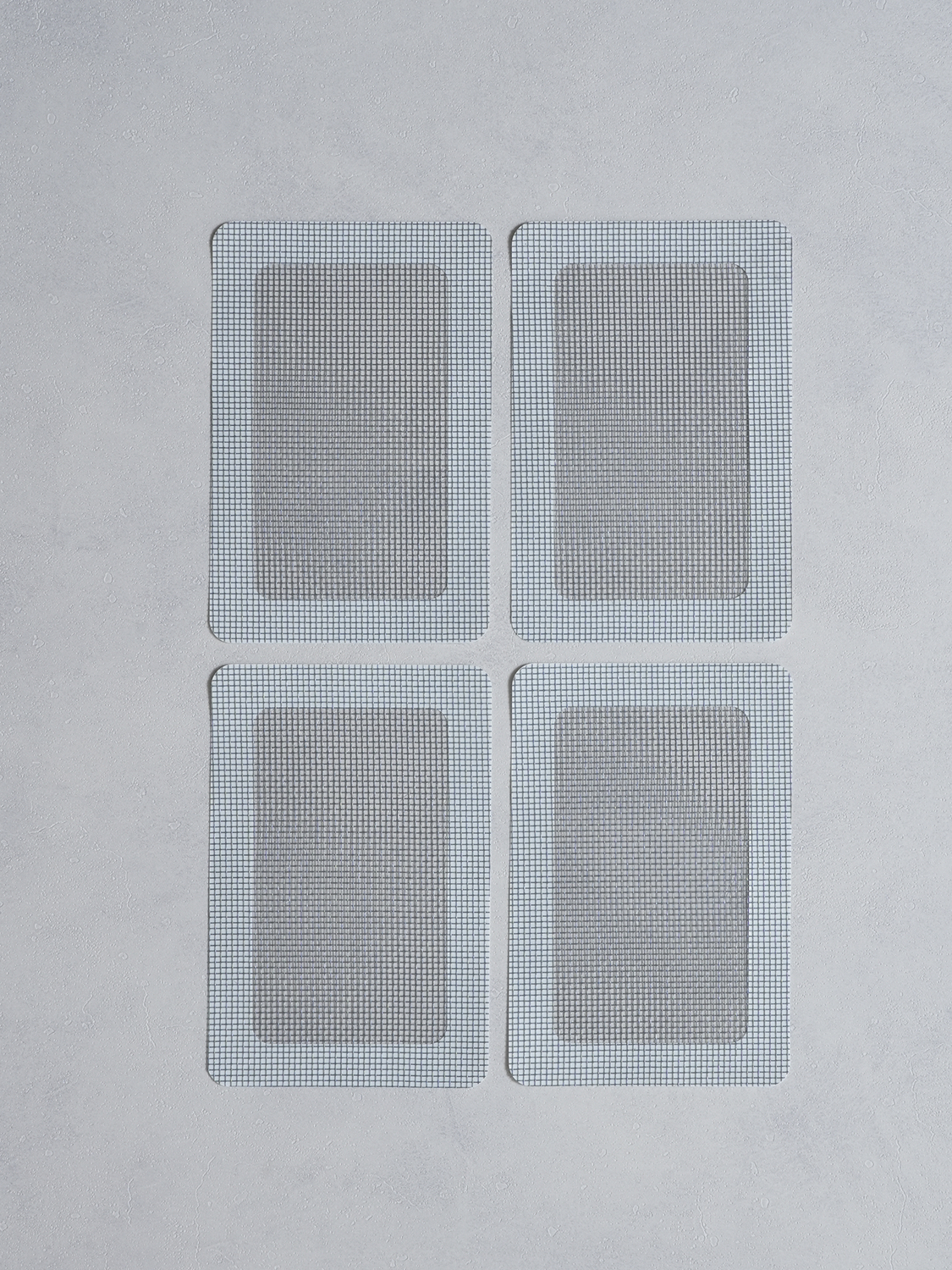 방충망 보수 테이프 12 X 8 cm 4매입