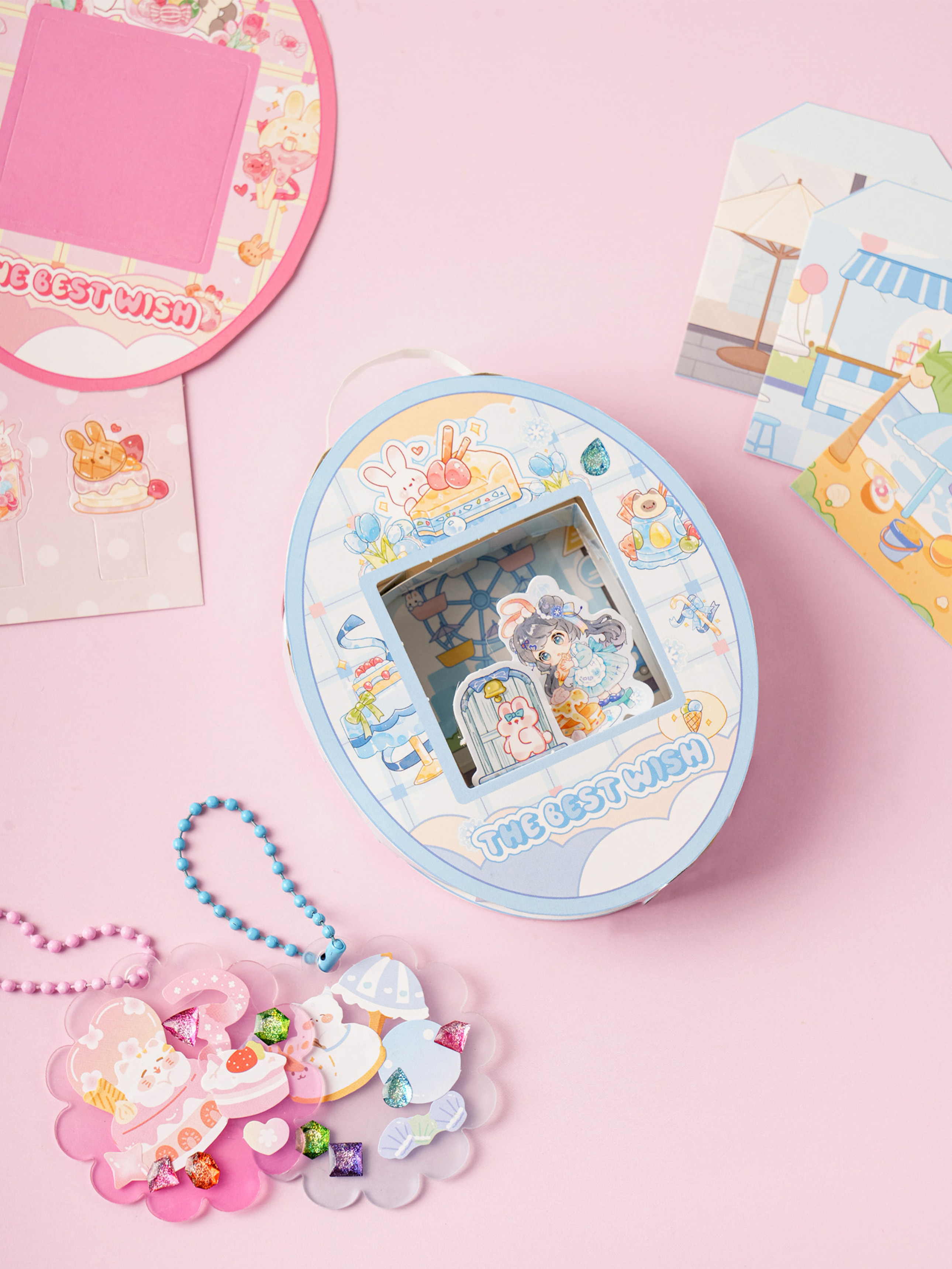 How to make a DIY paper keyring