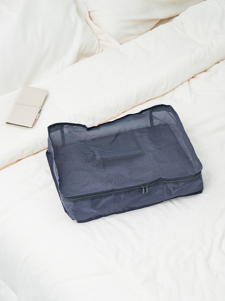 Travel Foldable Mesh Pouch L