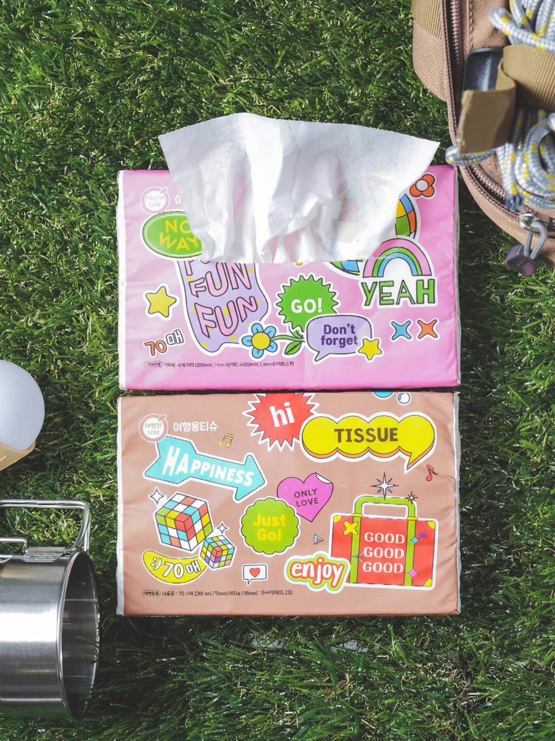 Clean Nara Travel Tissues 70 sheets x 2 packs
