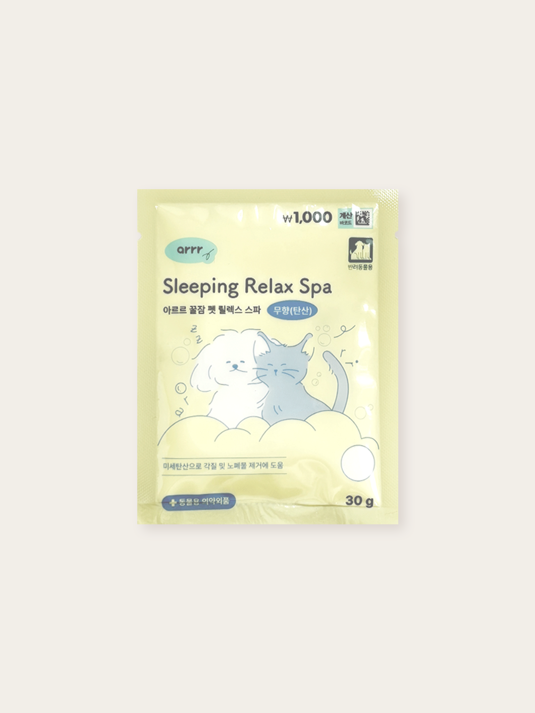 [Pet] Arle Sleep Pet Relax Spa Unscented Carbonated 30 g