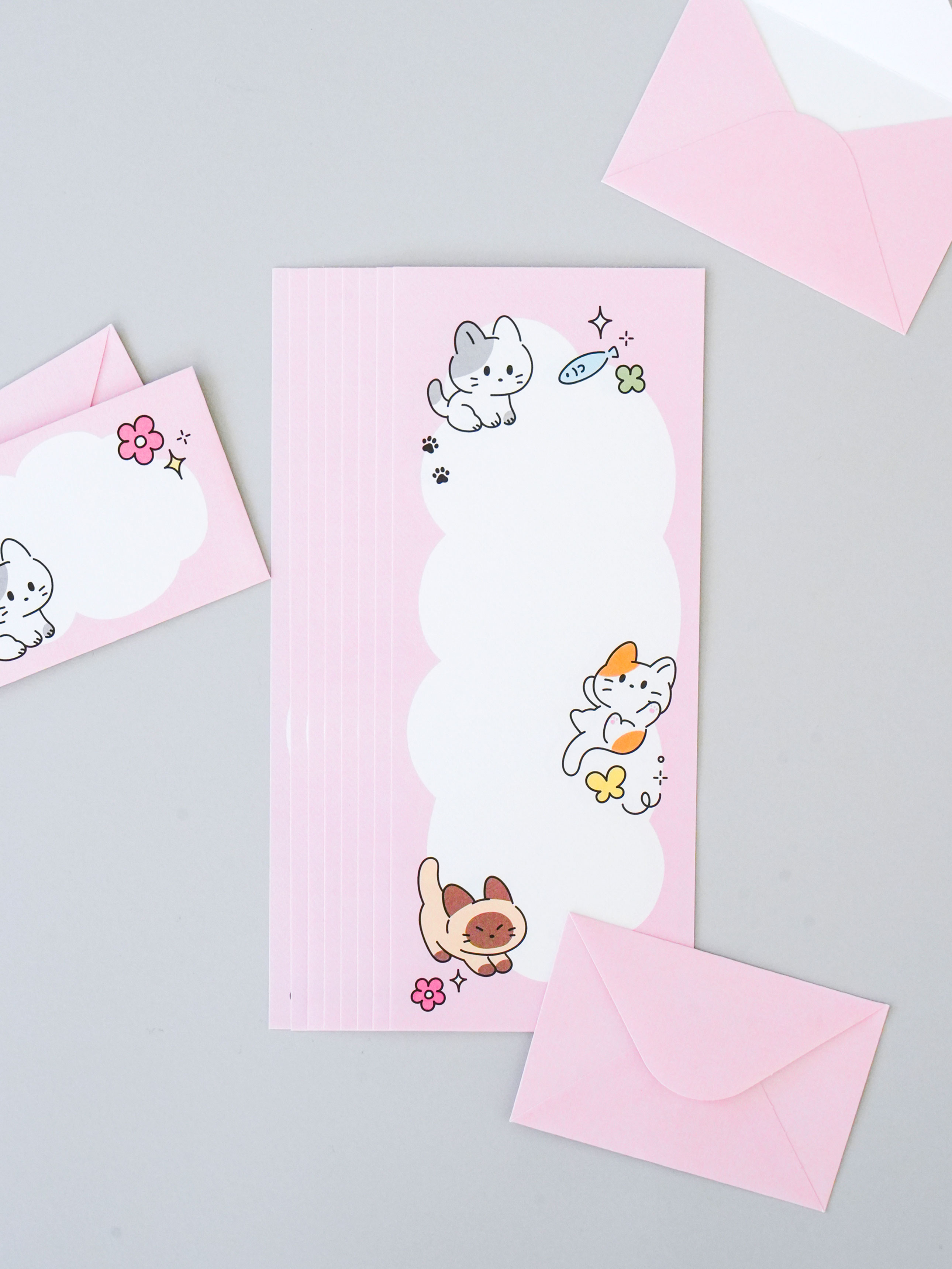 Mini Me Mochiri Letter Set Pink