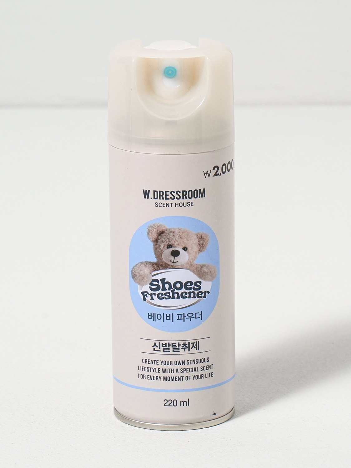 W Dressroom Shoe Deodorizer 220 ml Powder Scent
