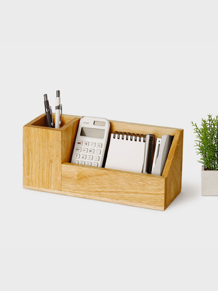 Rubber tree multipurpose organizer