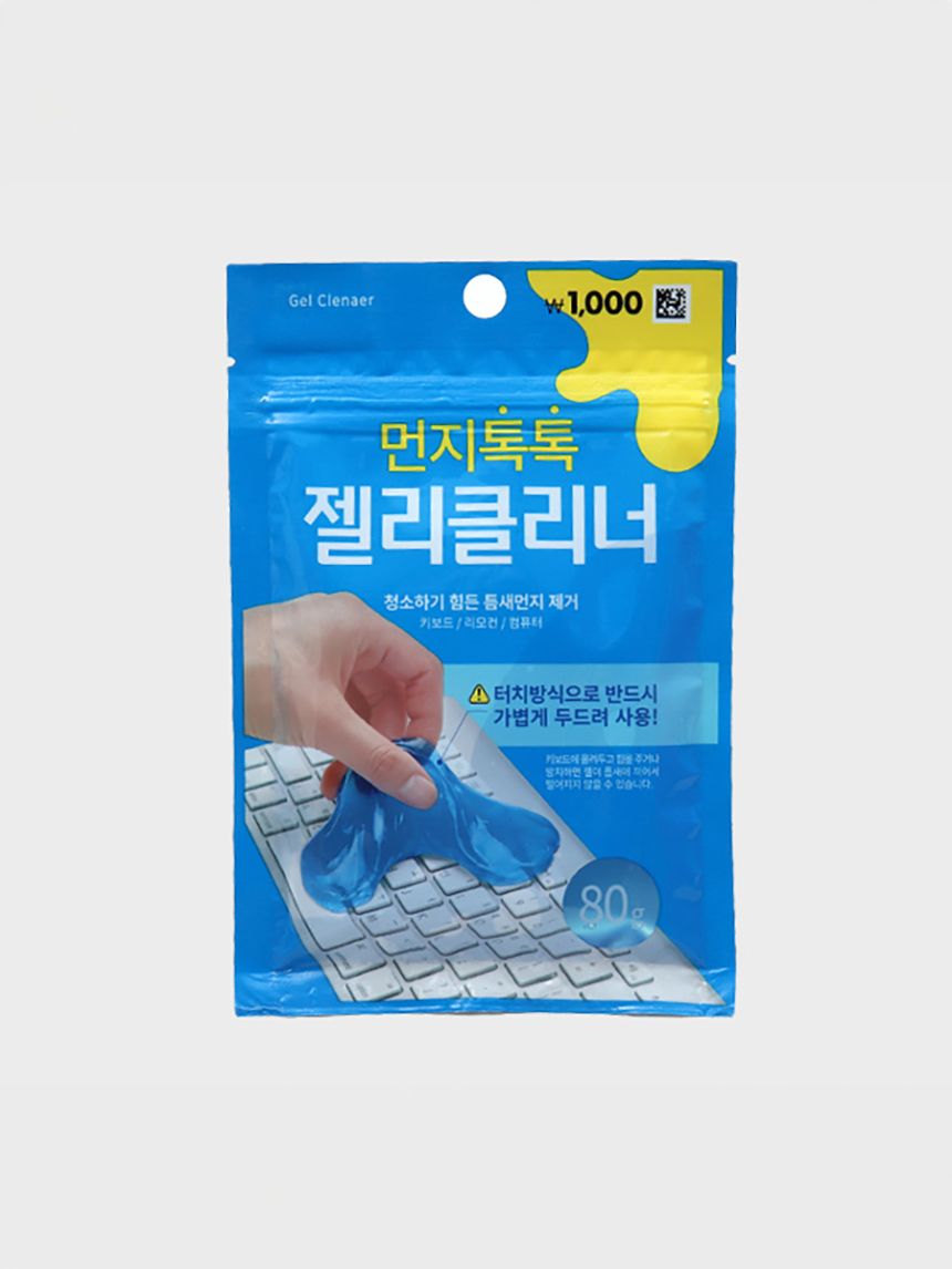 Jelly cleaner for dust removal