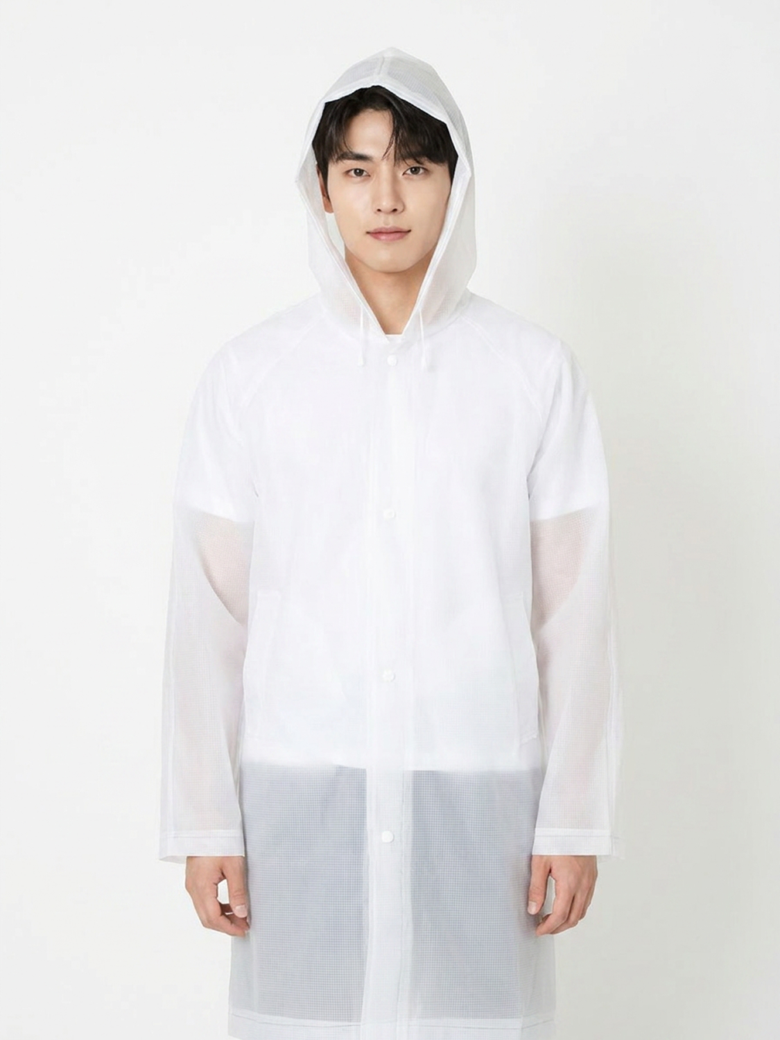 Soft luxury vinyl raincoat