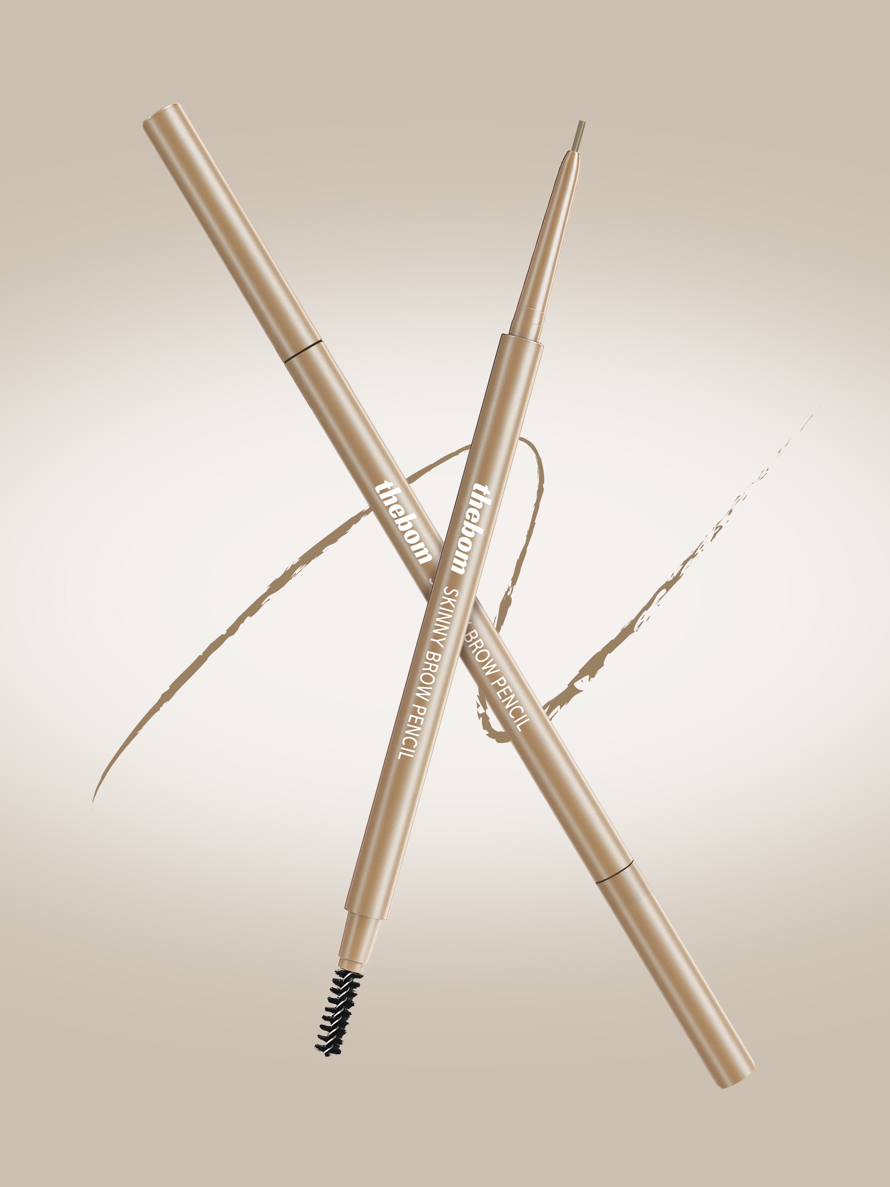 [04 Taupe Beige] The Bom Skinny Brow Pencil
