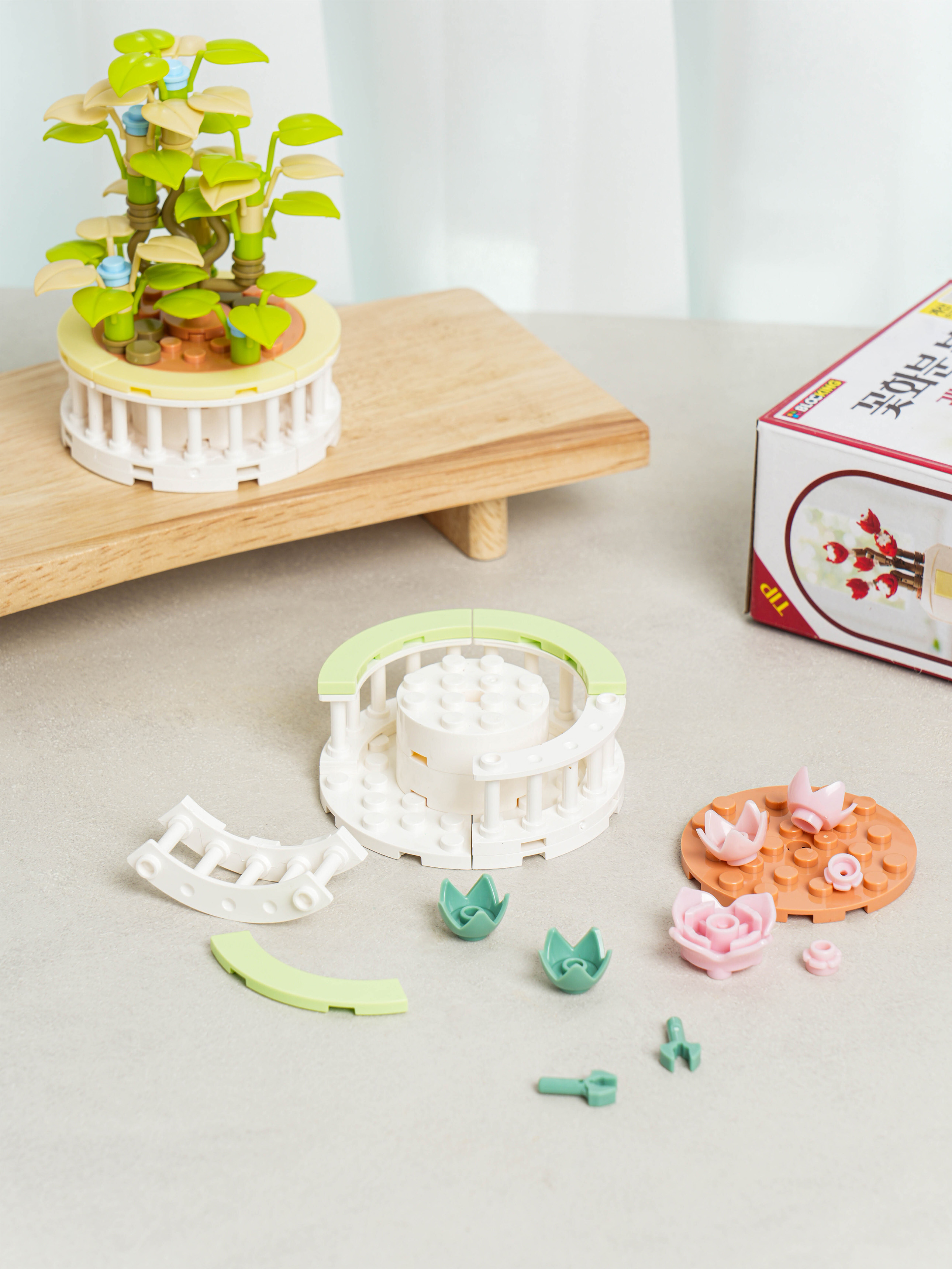 flower pot flower blocks