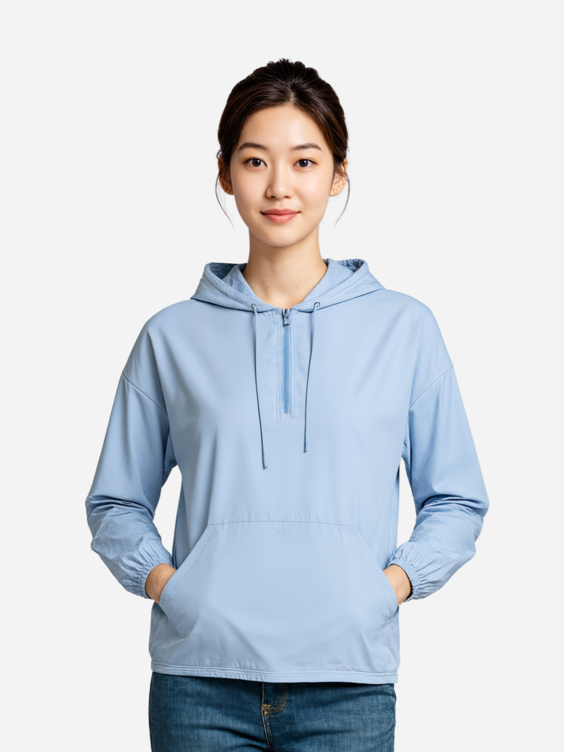 [Common]Hoodie Anorak XL Blue