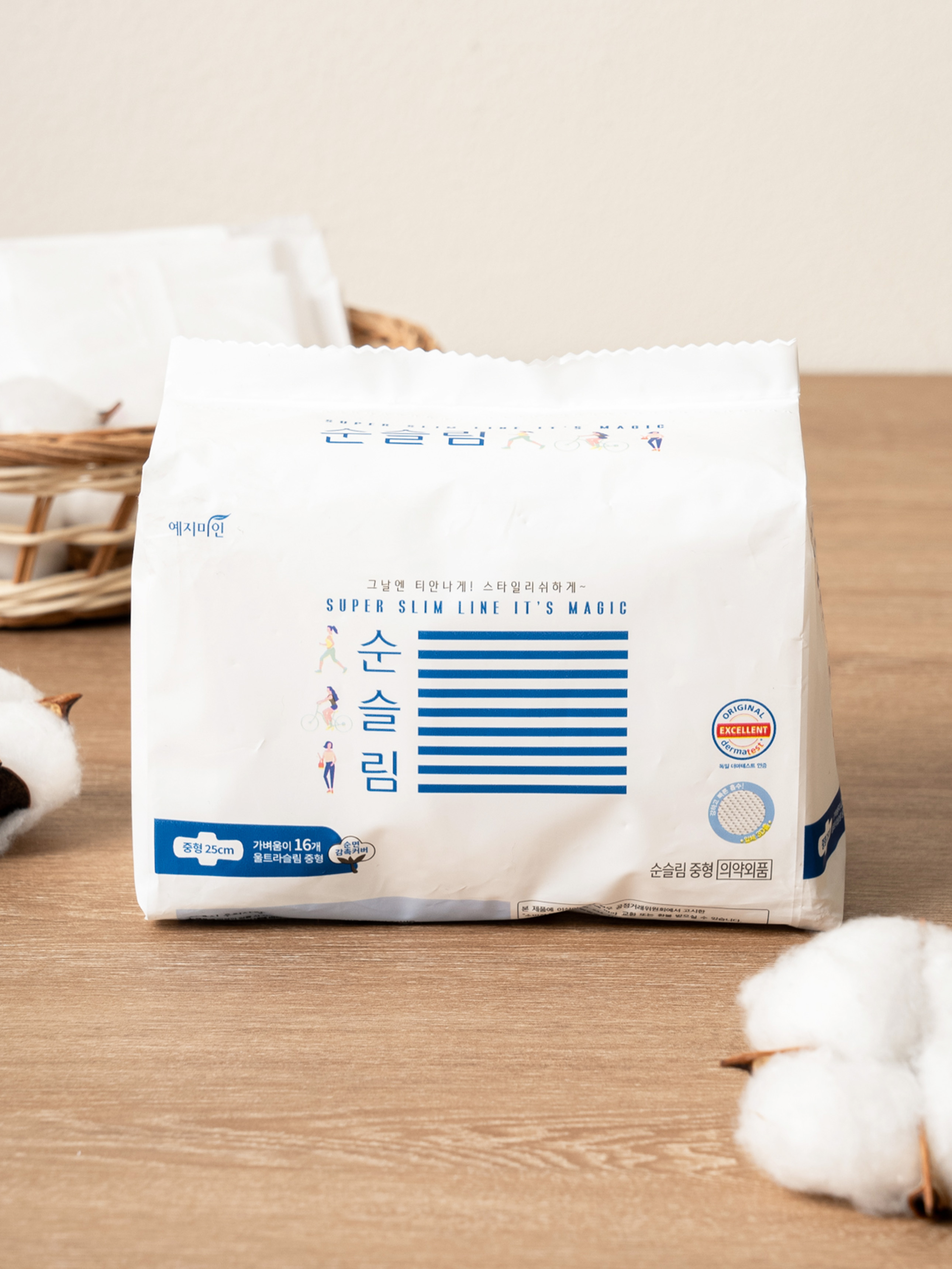 Yejimiin Soon Slim Sanitary Napkin Medium Size 16 Pieces