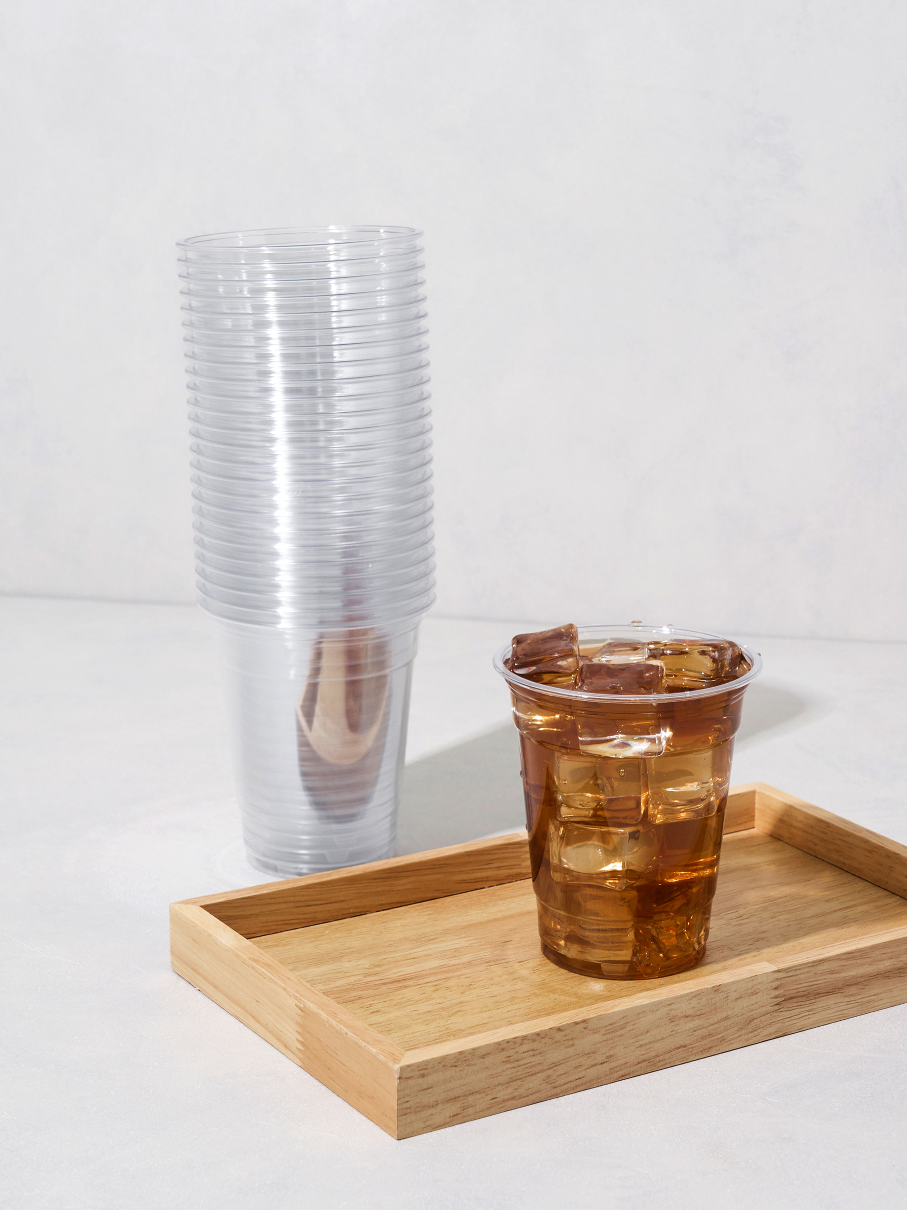 Takeout transparent cups 400 ml 25 pieces