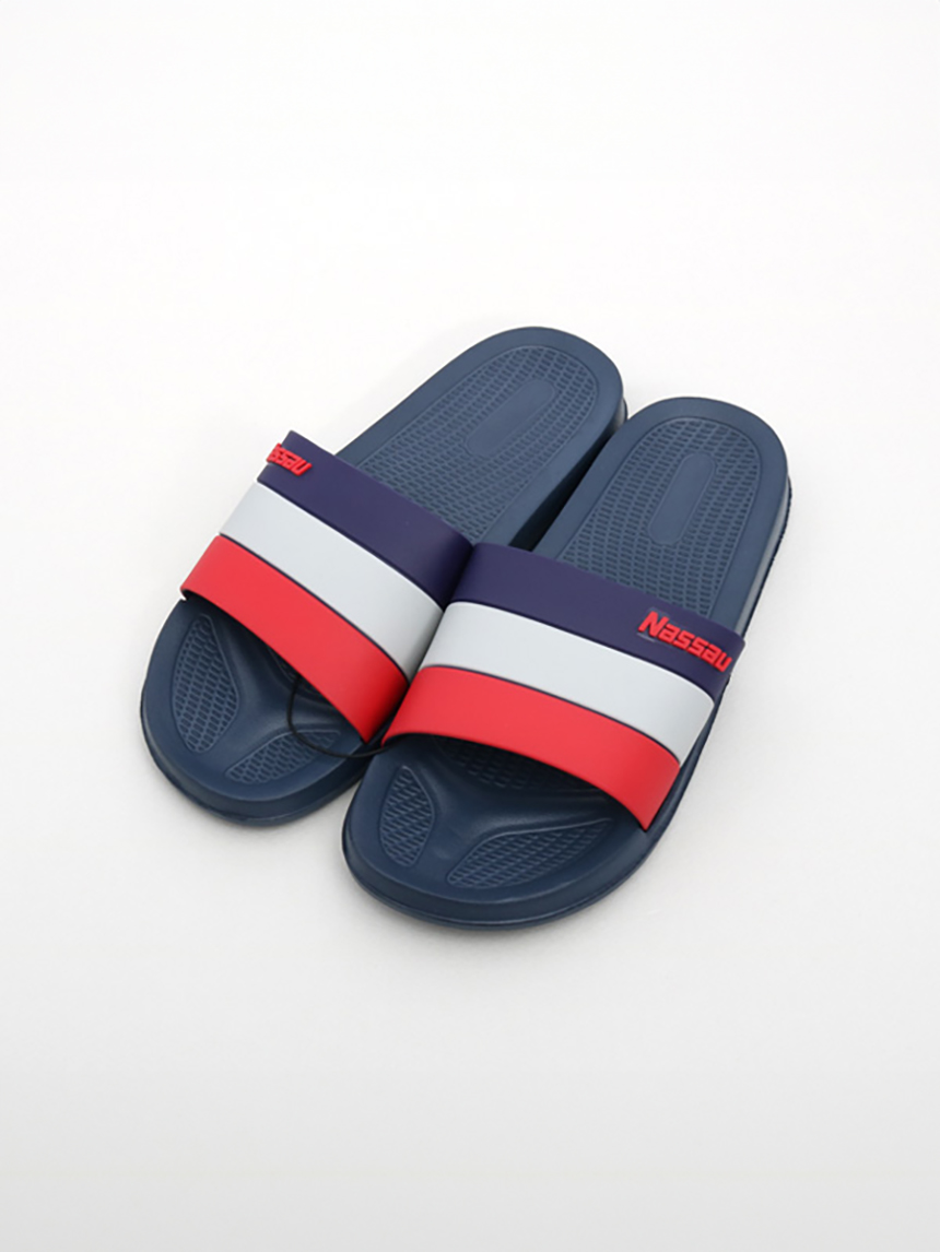 Three-color slippers approximately 270 mm