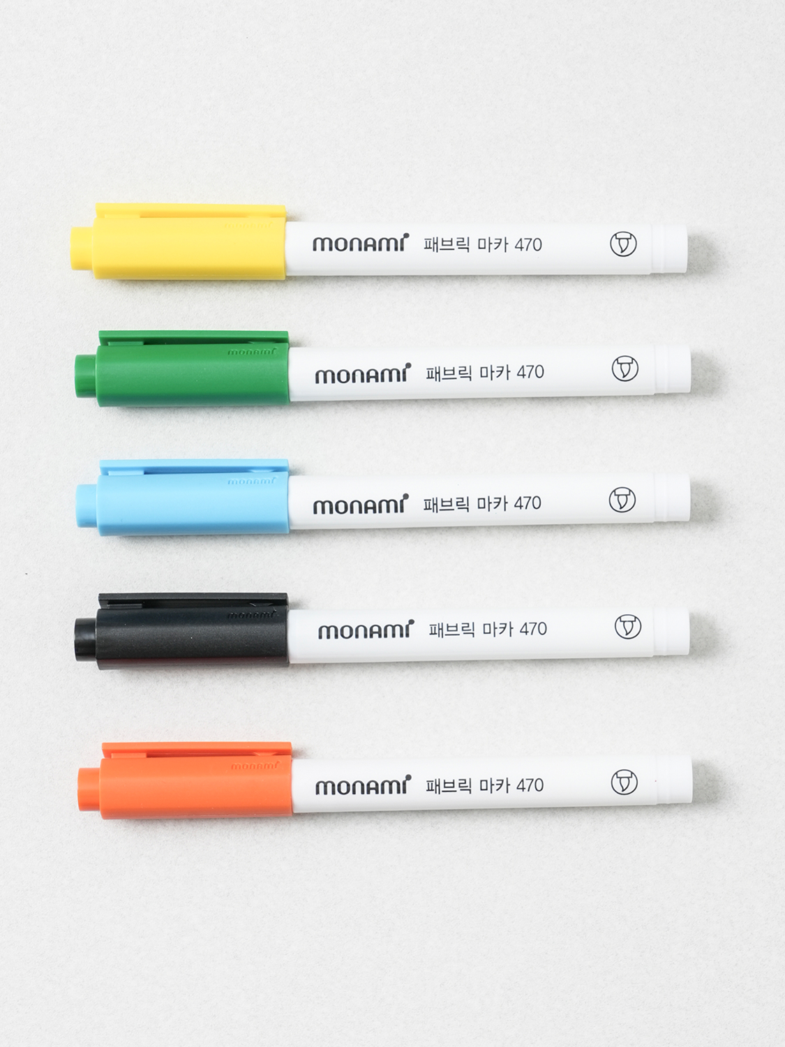 Monami Fabric Marker 5 Color Set