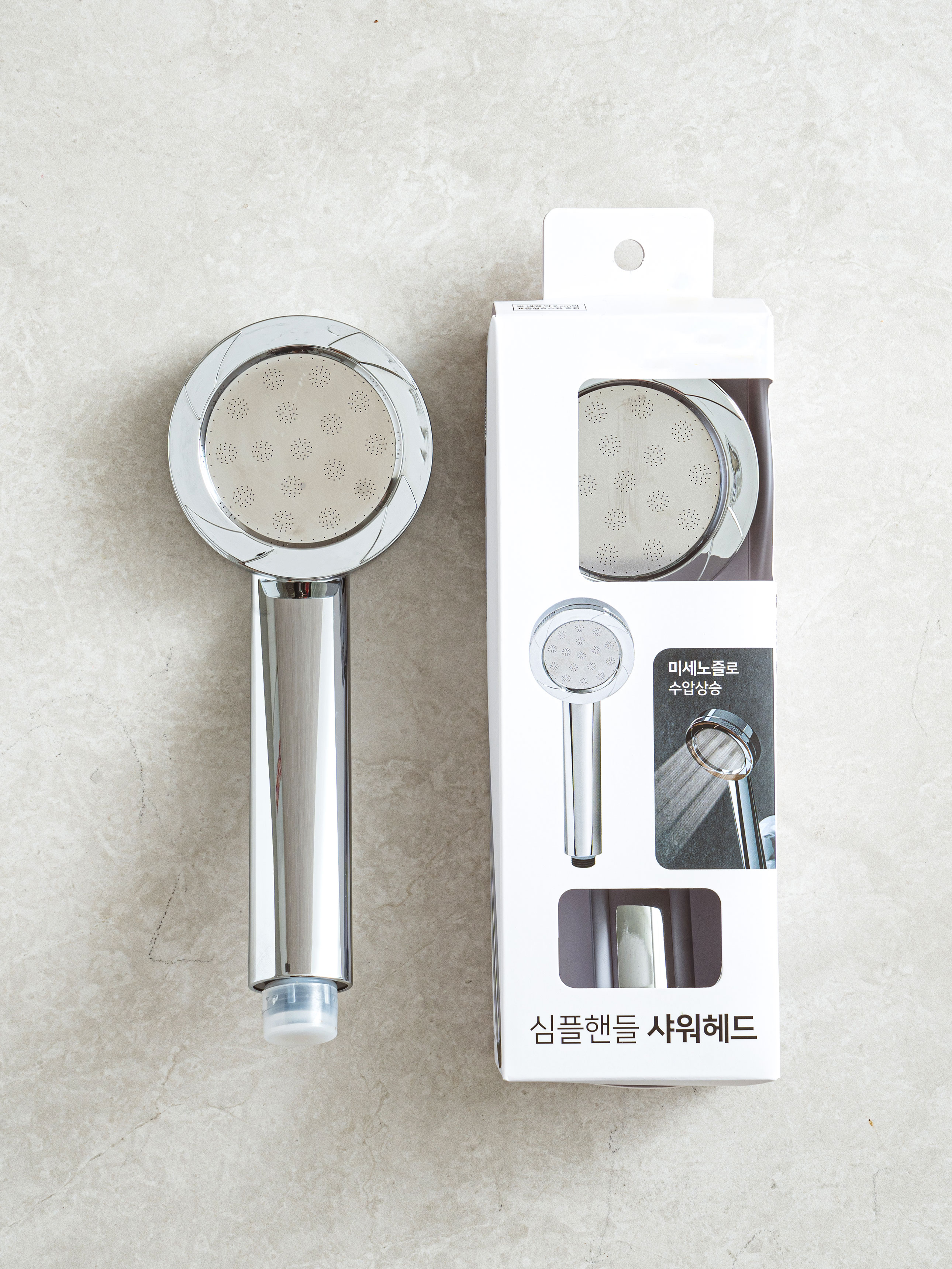 Simple laser plating shower head
