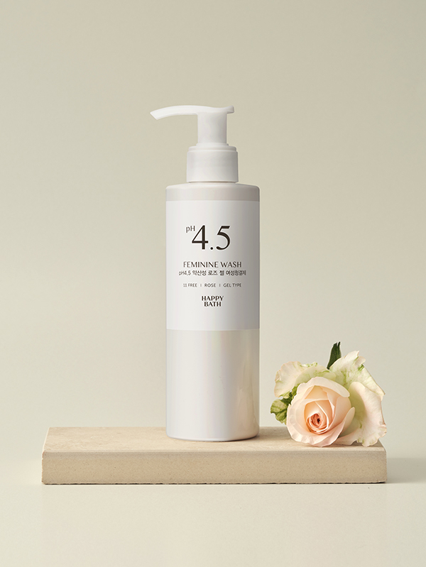 Happy Bath pH 4.5 slightly acidic gel feminine cleanser 200 g rose scent