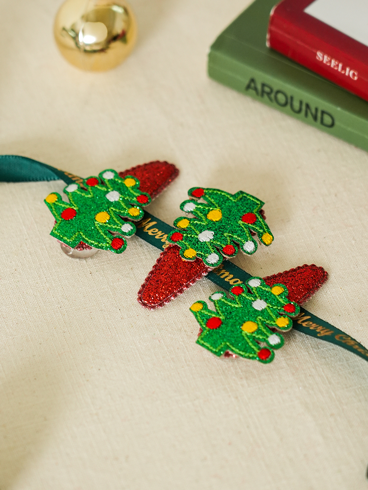 Christmas at Home Tree Snap Pins 3pcs