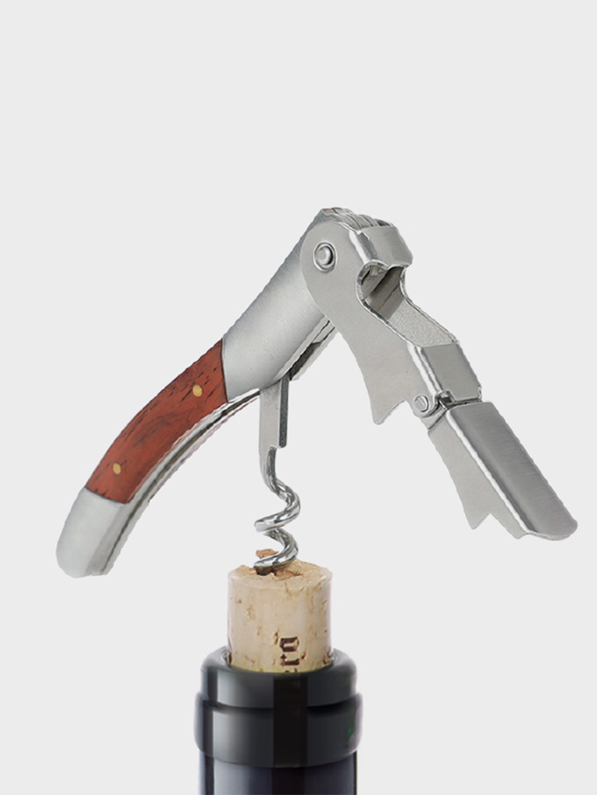 Wood sommelier knife