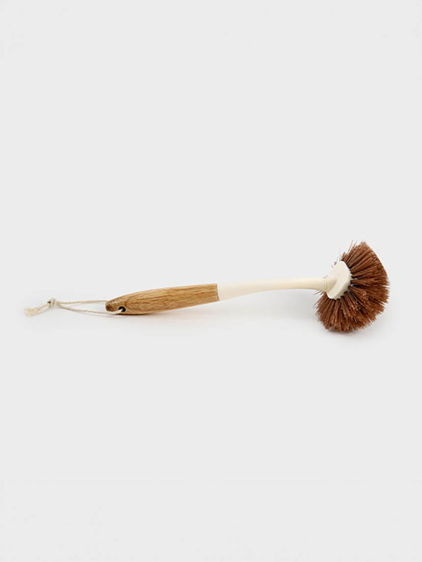 rubber wood round handle brush