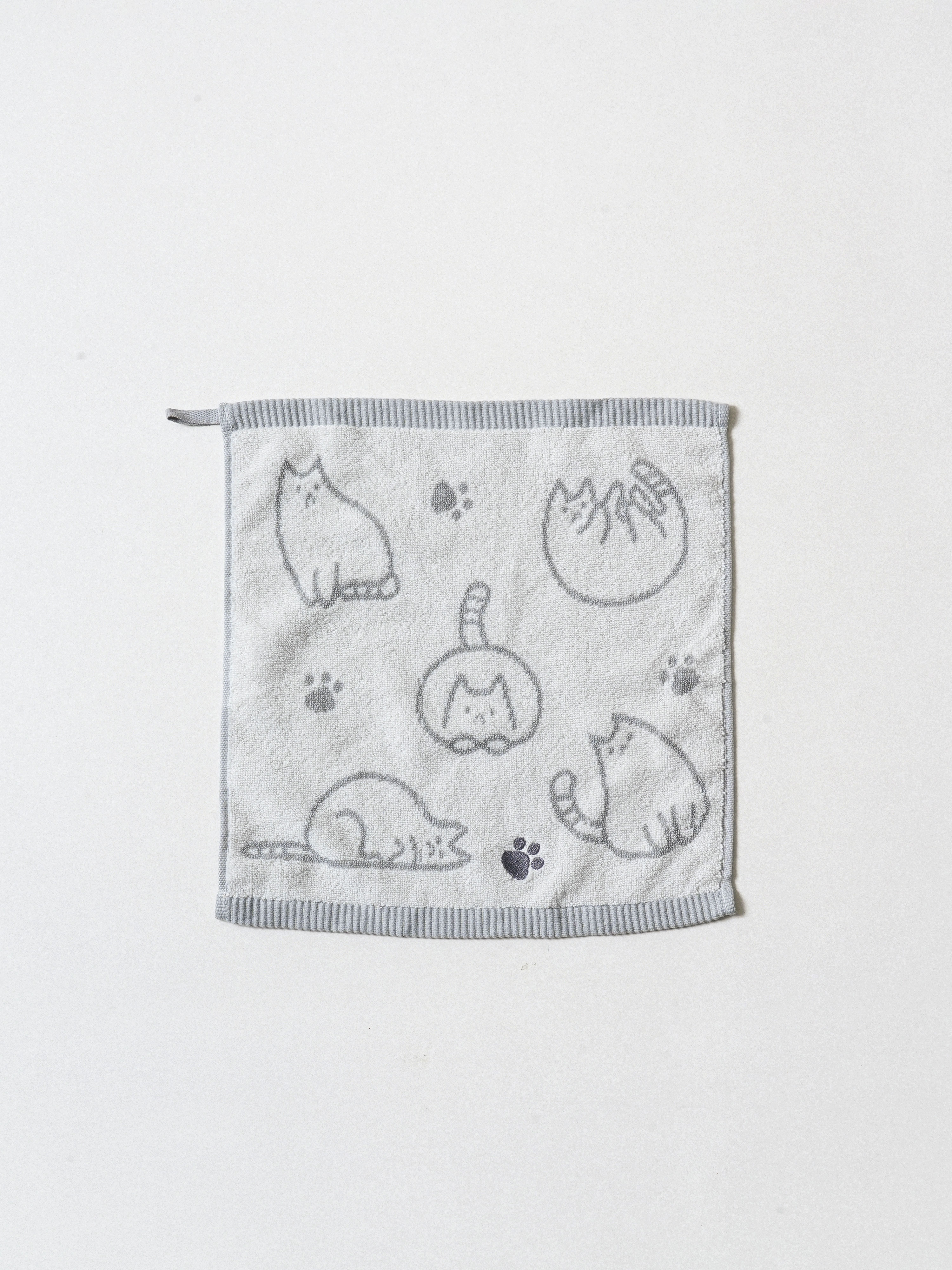 Cat Jacquard Embroidered Kitchen Towel 35