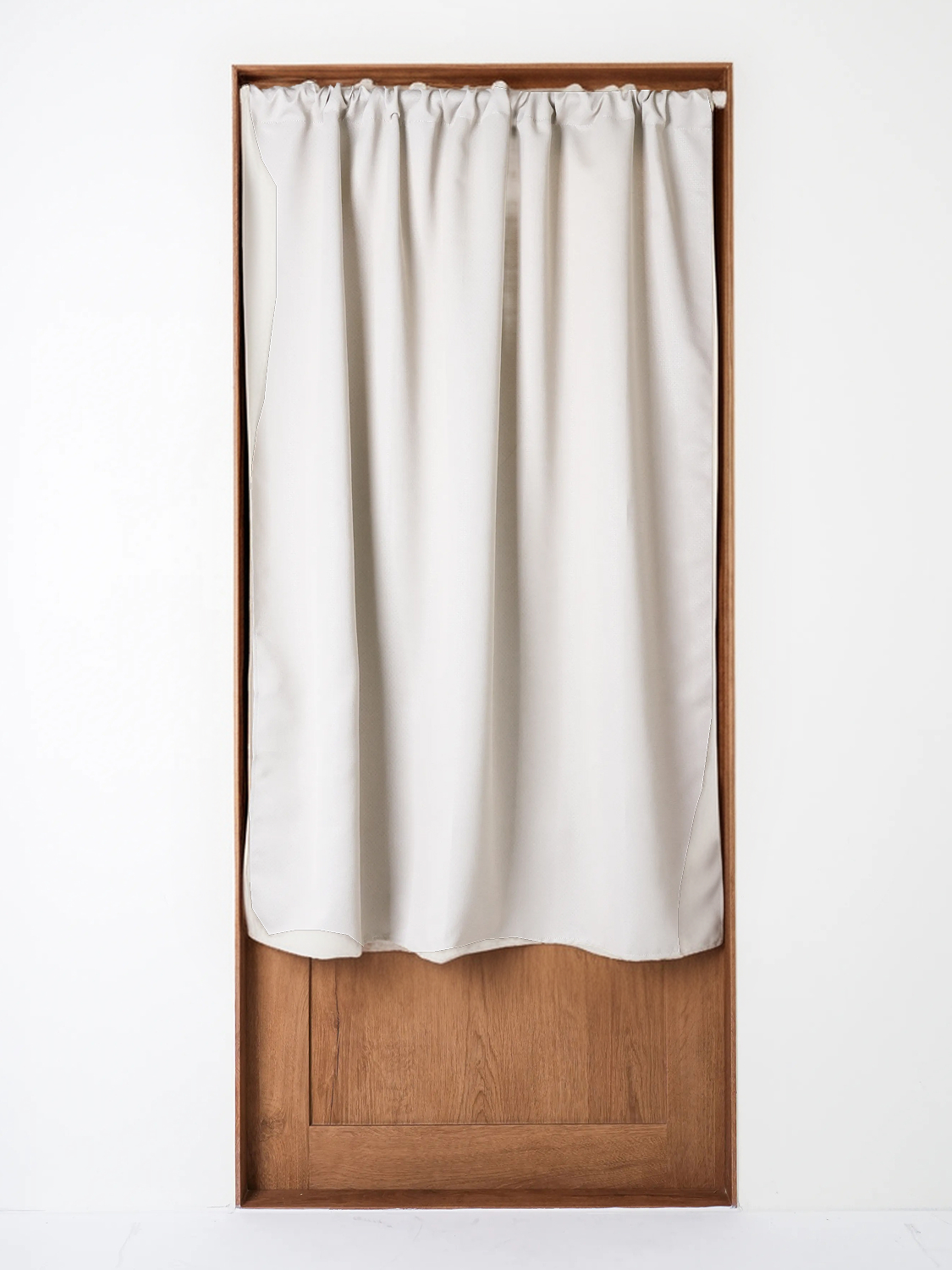 작은 짜임 중창형 암막 커튼 140 X 160 cm 봉집형