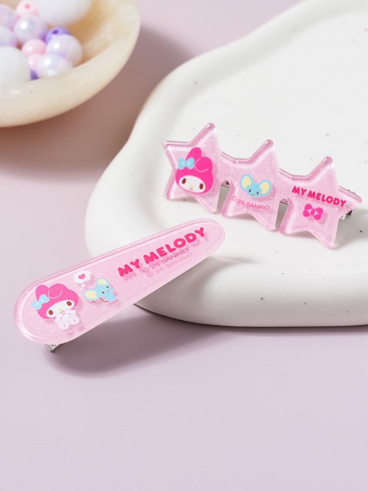 My Melody Star Pins 2pcs