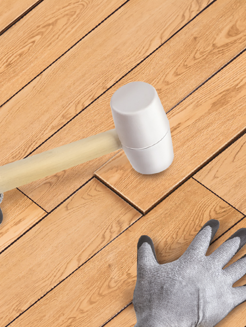 Rubber Mallet White 8oz
