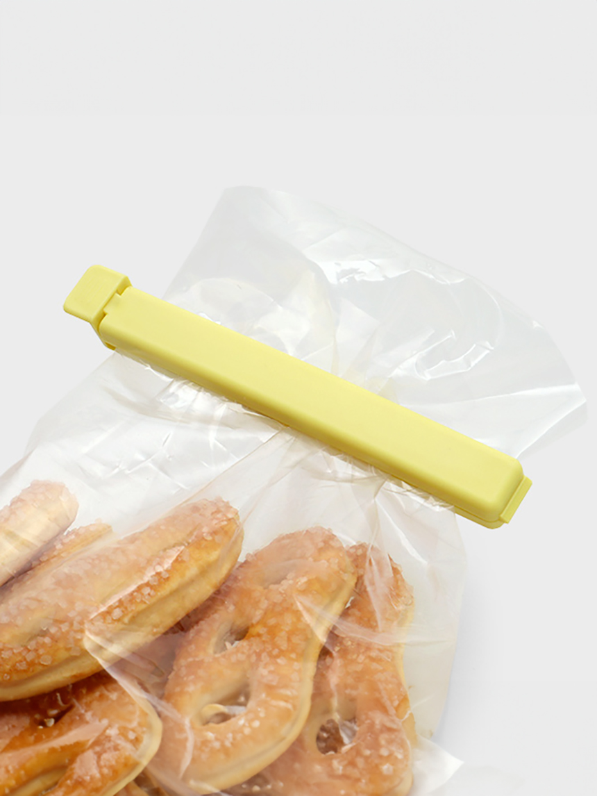 Simple bag tongs 10 pieces (mixed)