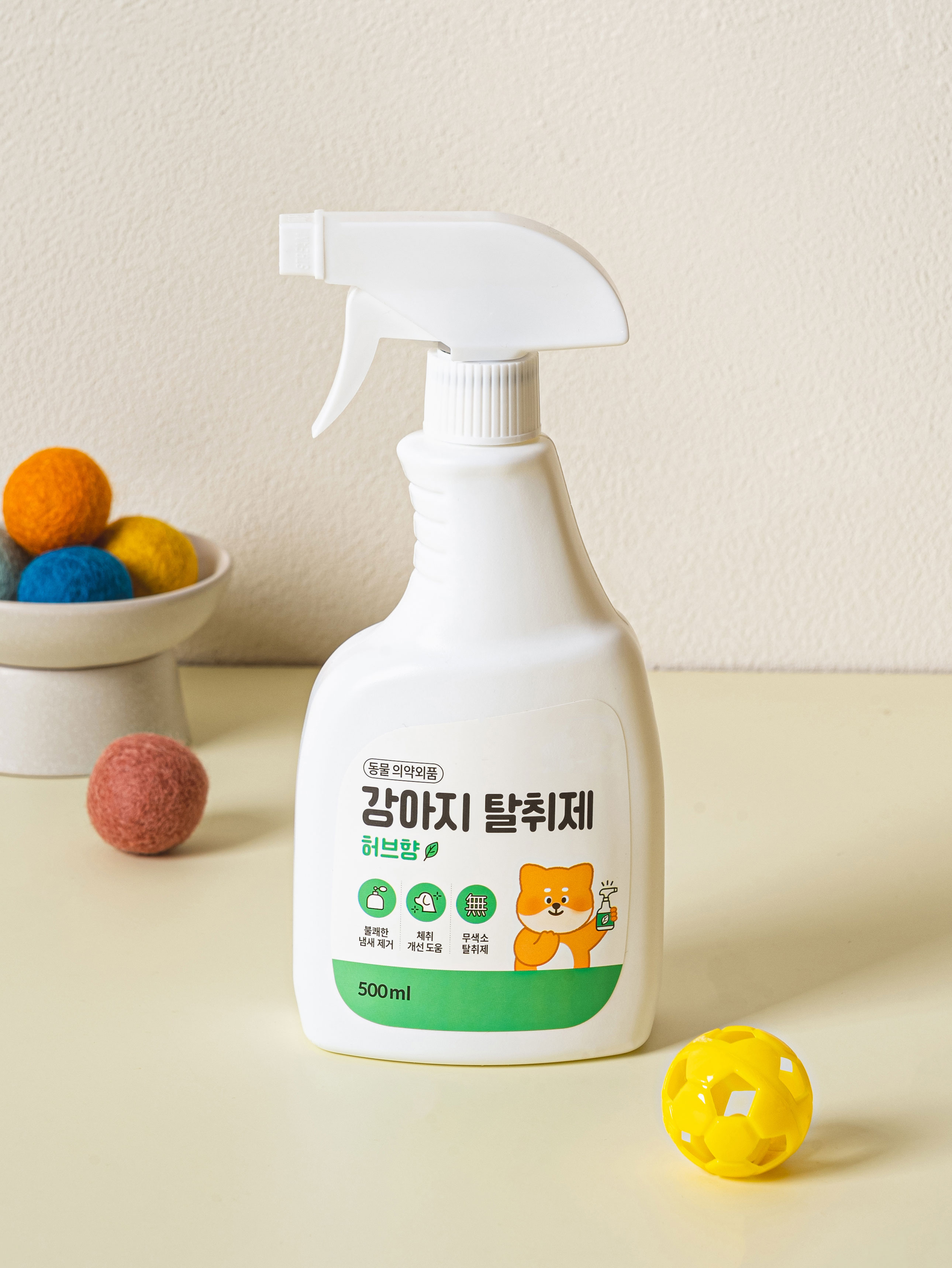 [펫] 펫퍼스 강아지 탈취제 500 ml 허브 향