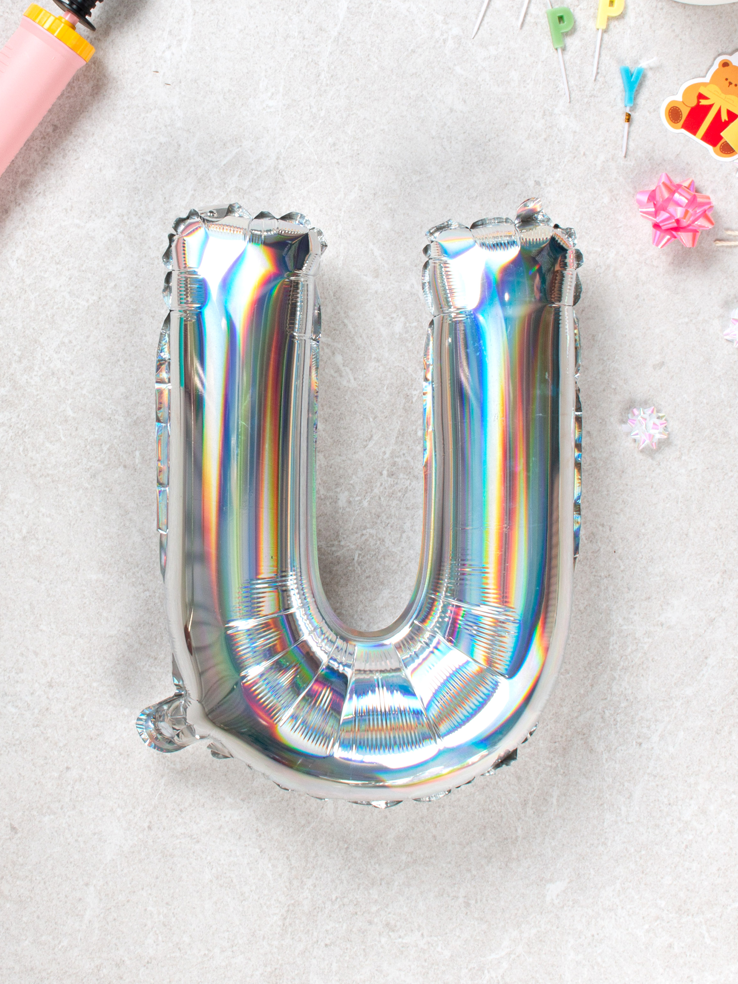 alphabet balloon U