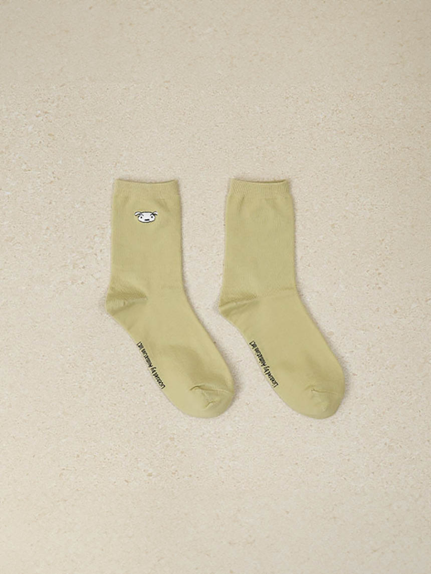 Crayon Shin-chan embroidery socks