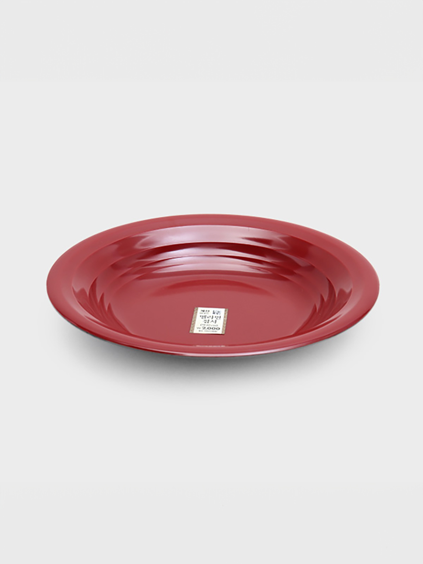 Two-tone melamine Japanese plate 20 cm