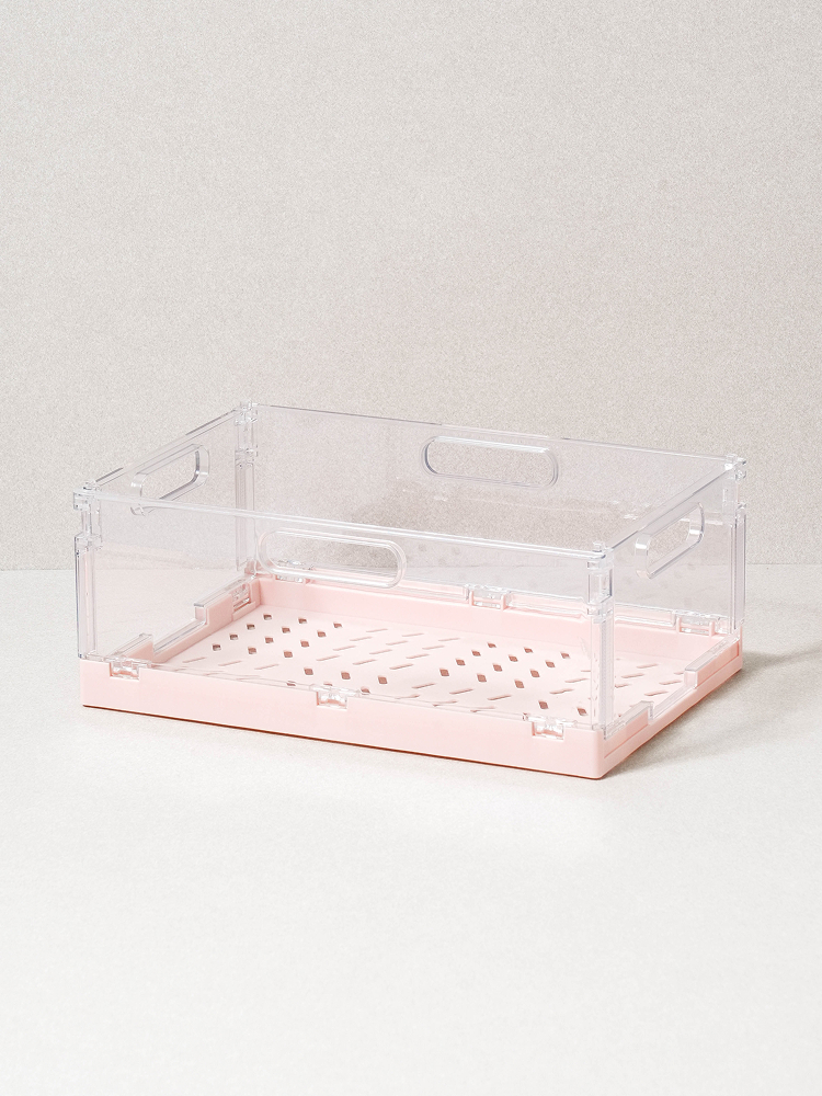 Transparent Foldable Basket Medium Size