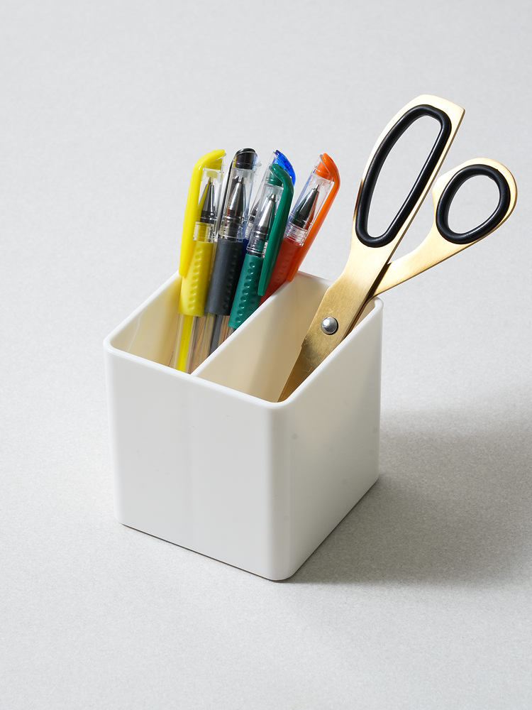 2 compartment non-slip pen holder