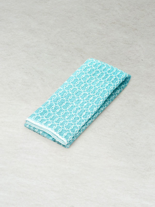 pastel wave shower towel