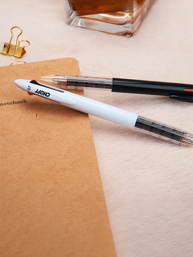 3-color ultra-low viscosity ballpoint pen 0.7mm 2P