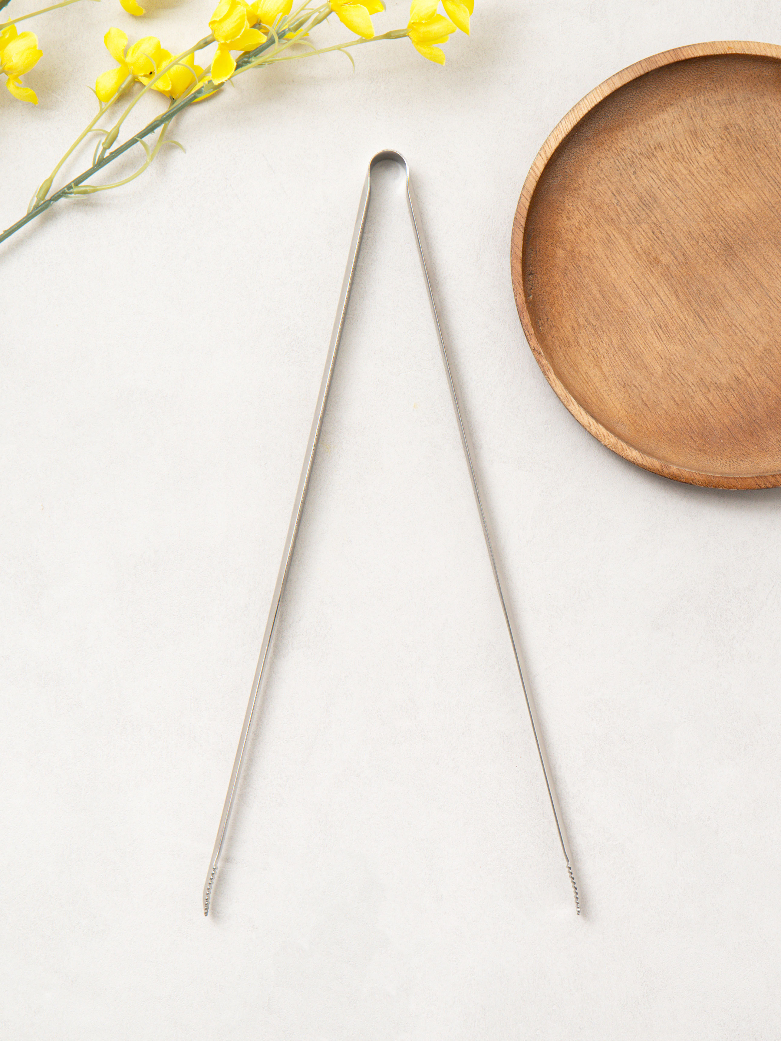 Stainless steel multipurpose tongs 33 cm
