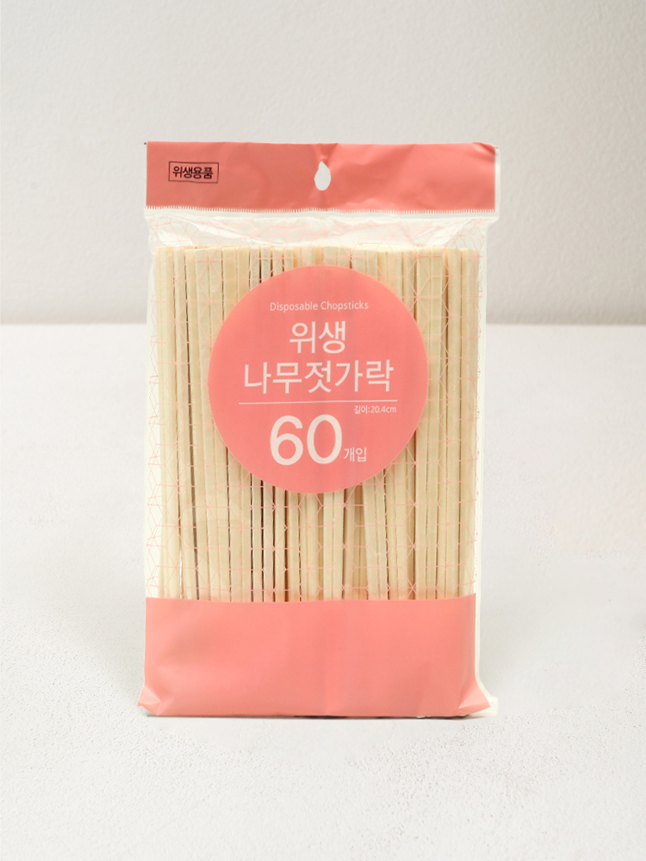 60 wooden chopsticks