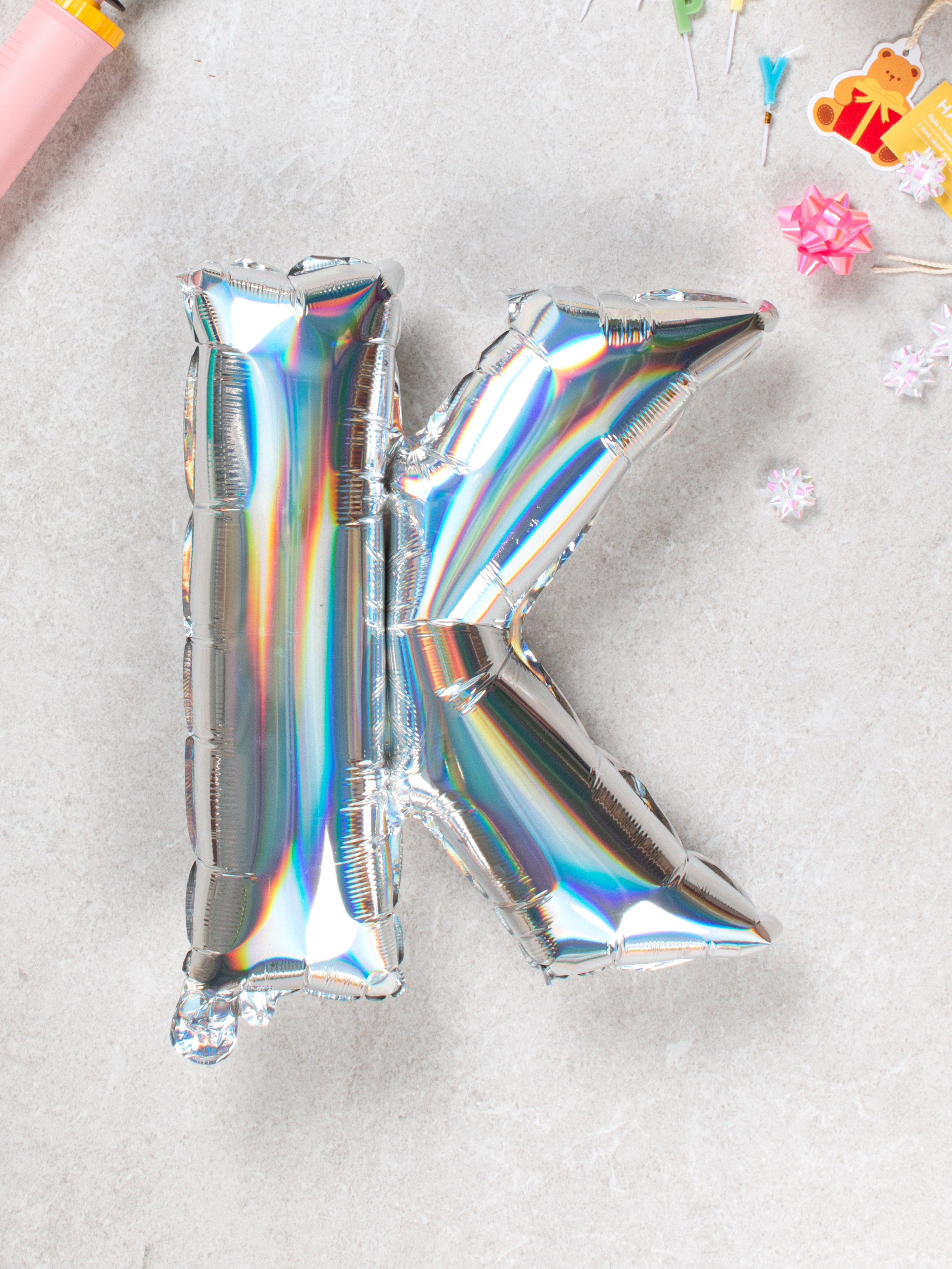 alphabet balloon K
