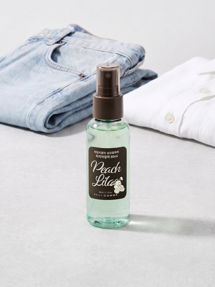 데일리콤마 섬유 탈취제 80 ml 피치 라일락 향