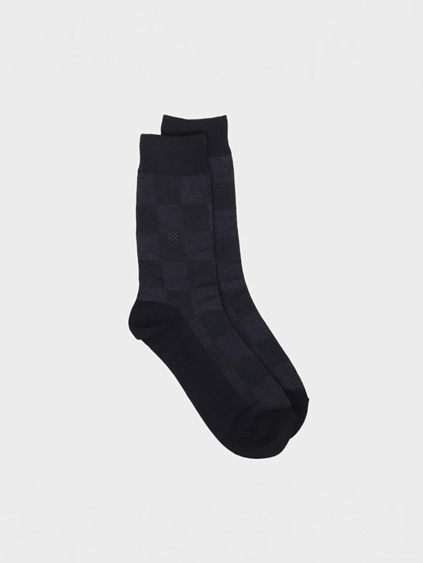 Simple pattern gentleman long socks